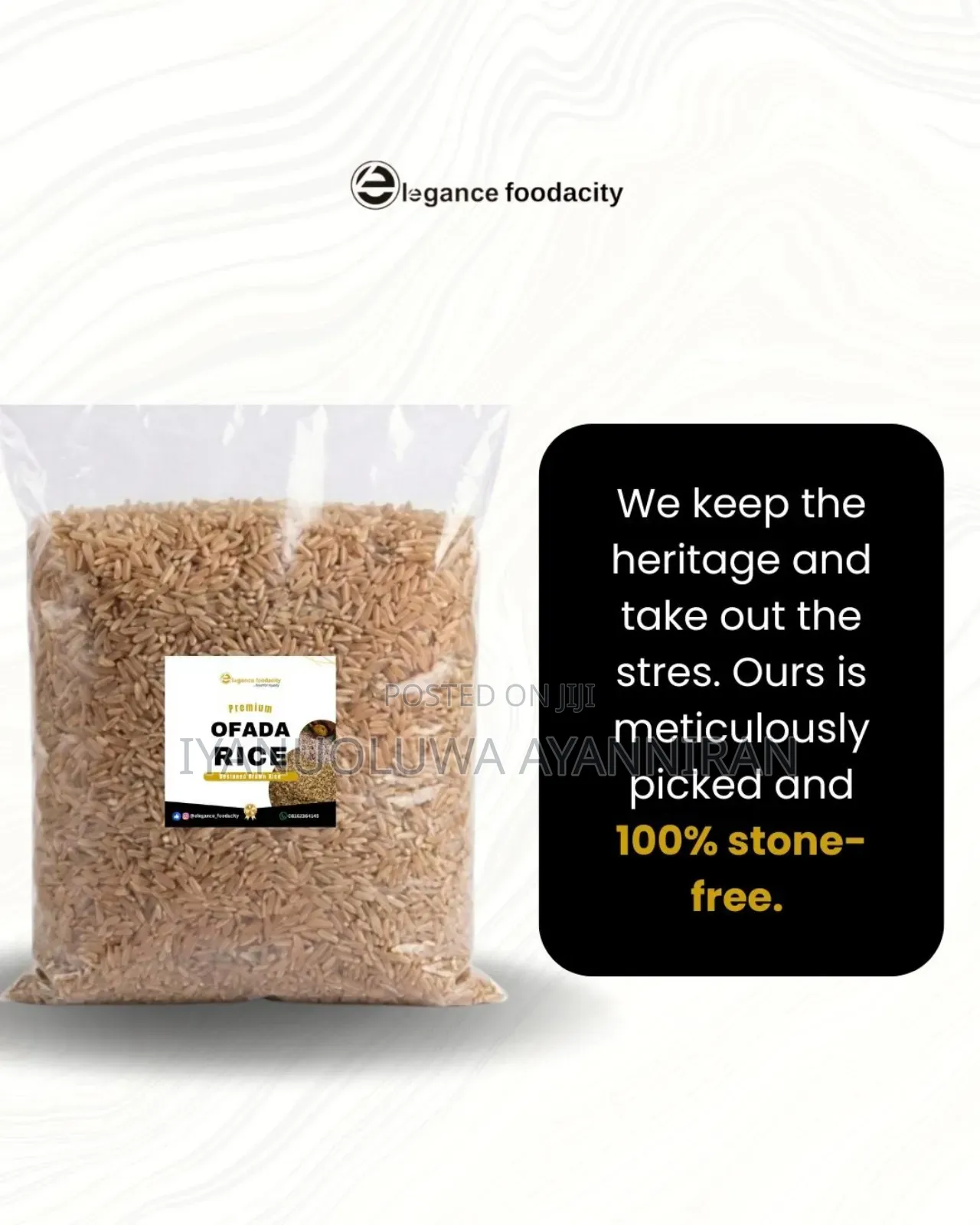 De-Stoned Ofada Rice