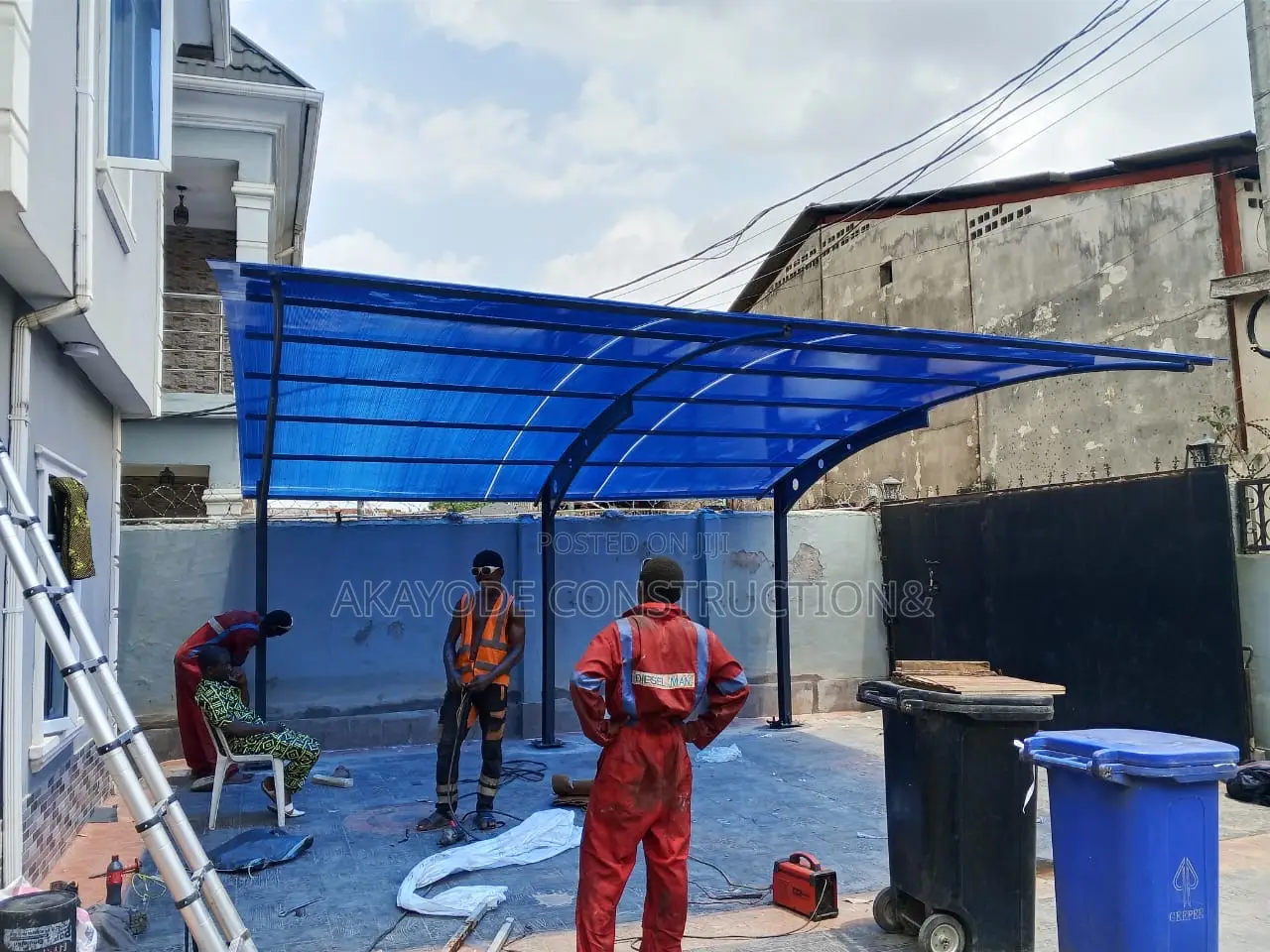 Contemporary Danpalon Carport Structure