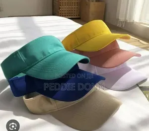 Brand New Unisex Plain Half Visor Cap