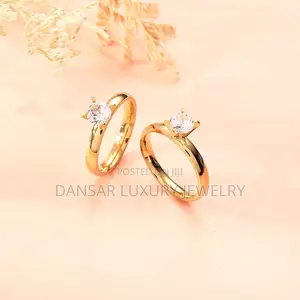 Gold Steel Durable Proposal Ring