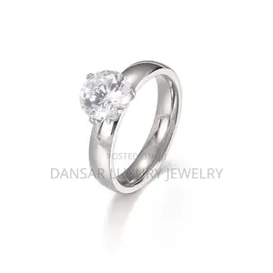 Silver Steel Proposal Ring