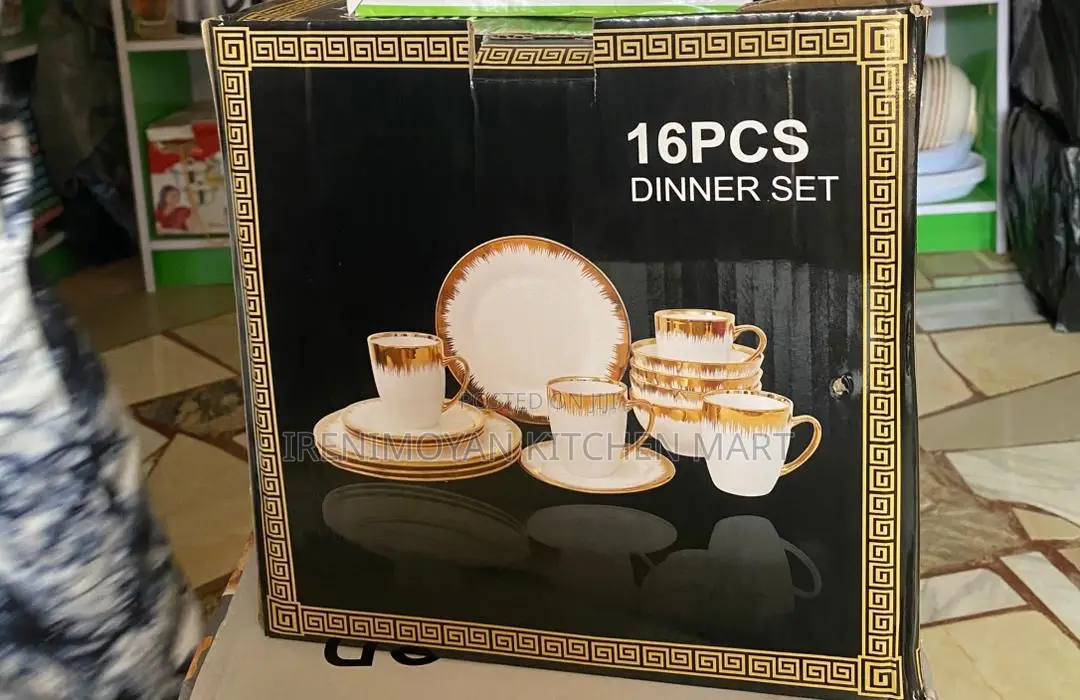 16pcs Dinner Set | Gold Luxury Design