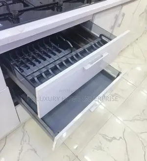 80cm Kitchen Drawer Dish Rack Organizer