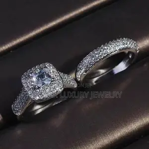 Full Stone Wedding Rings