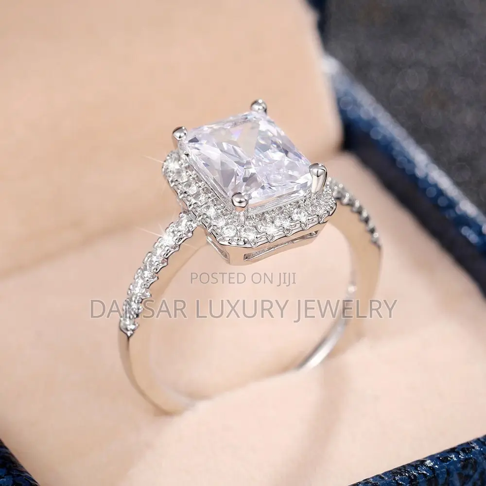 Beautiful Zircon Proposal Ring