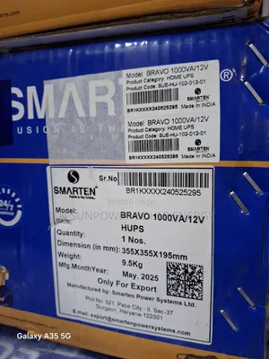12v/1kva Smarten None-Hybrid Inverter