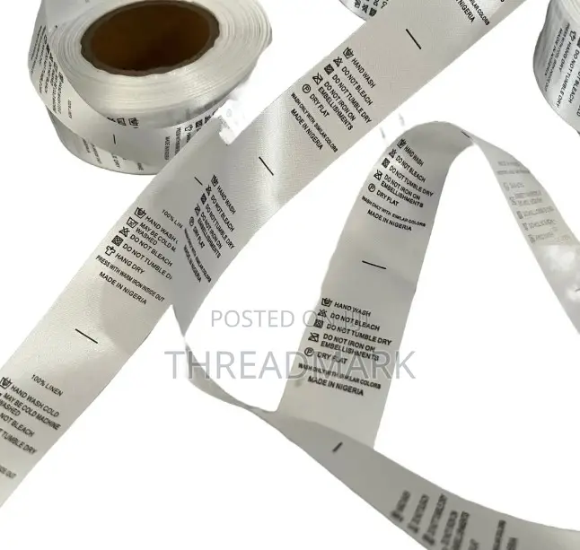 Custom Care Instruction Tags