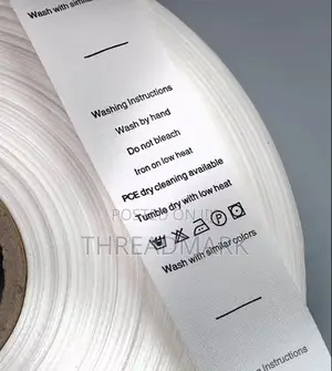 Custom Care Instruction Tags