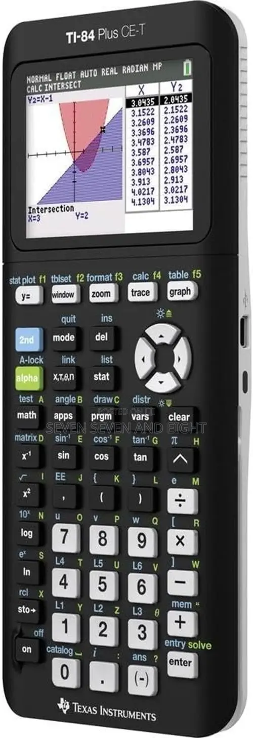 Tiexas Instruments Ti 84 Plus Ce Python Graphing Calculator+Free Pouch