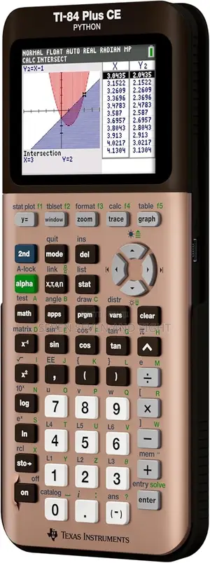 Tiexas Instruments Ti 84 Plus Ce Python Graphing Calculator+Free Pouch
