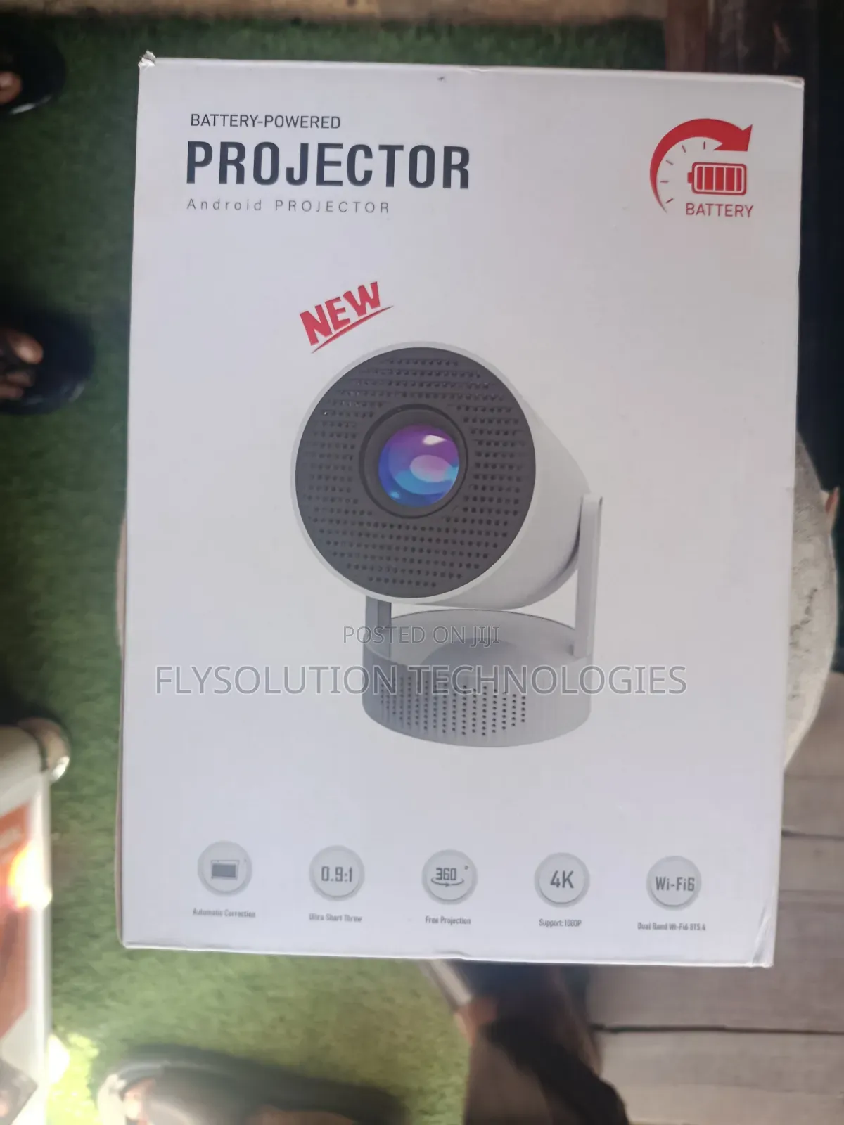 Hy300 Pro Max Android Projector Inbuilt Battery