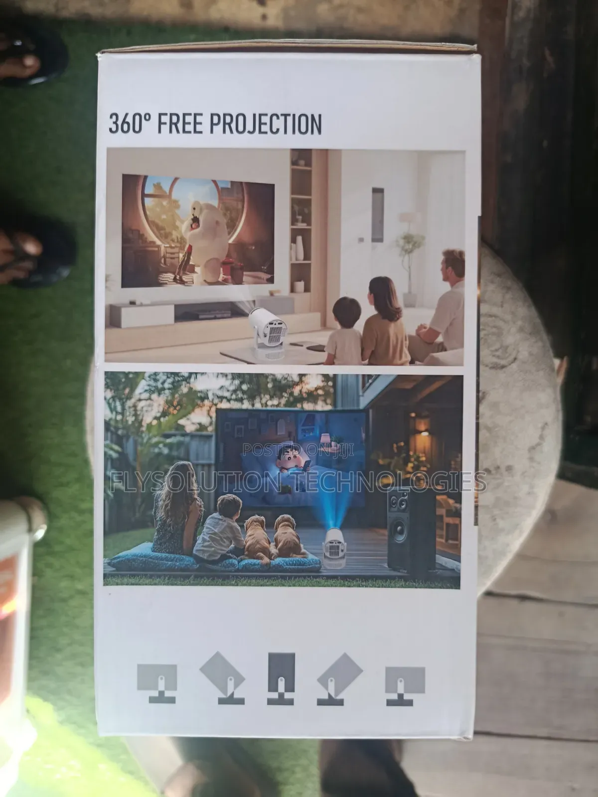 Hy300 Pro Max Android Projector Inbuilt Battery