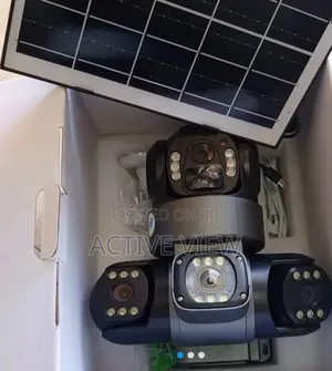 PTZ Security 4g 3lens CCTV Solar Camera
