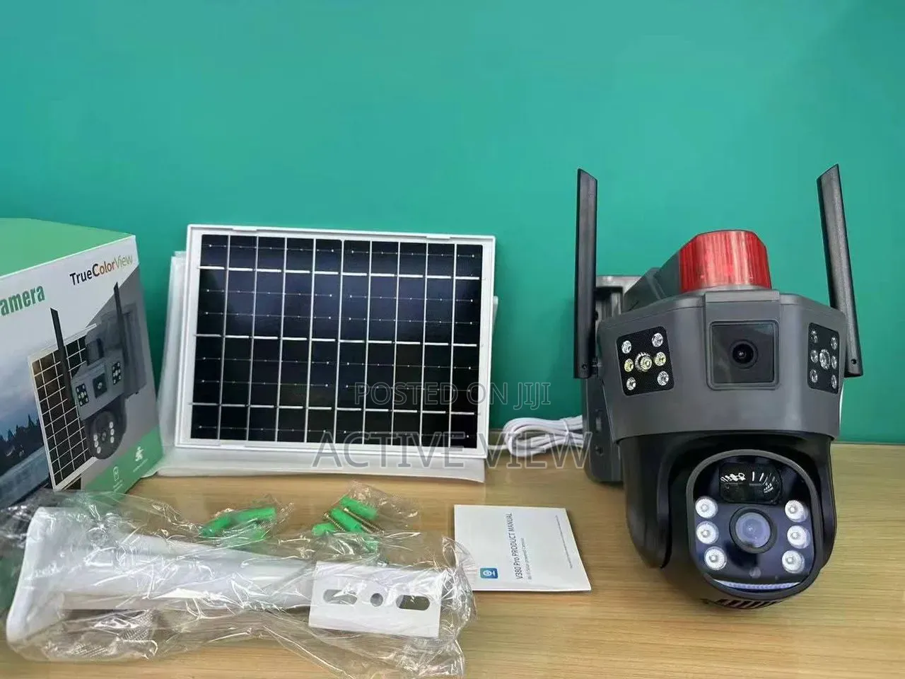 PTZ Security 4g Dual Lens CCTV Solar Camera