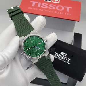 Luxury Tissot PRX Rubber Wristwatch