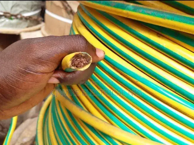 70mm Green and Yellow Cable