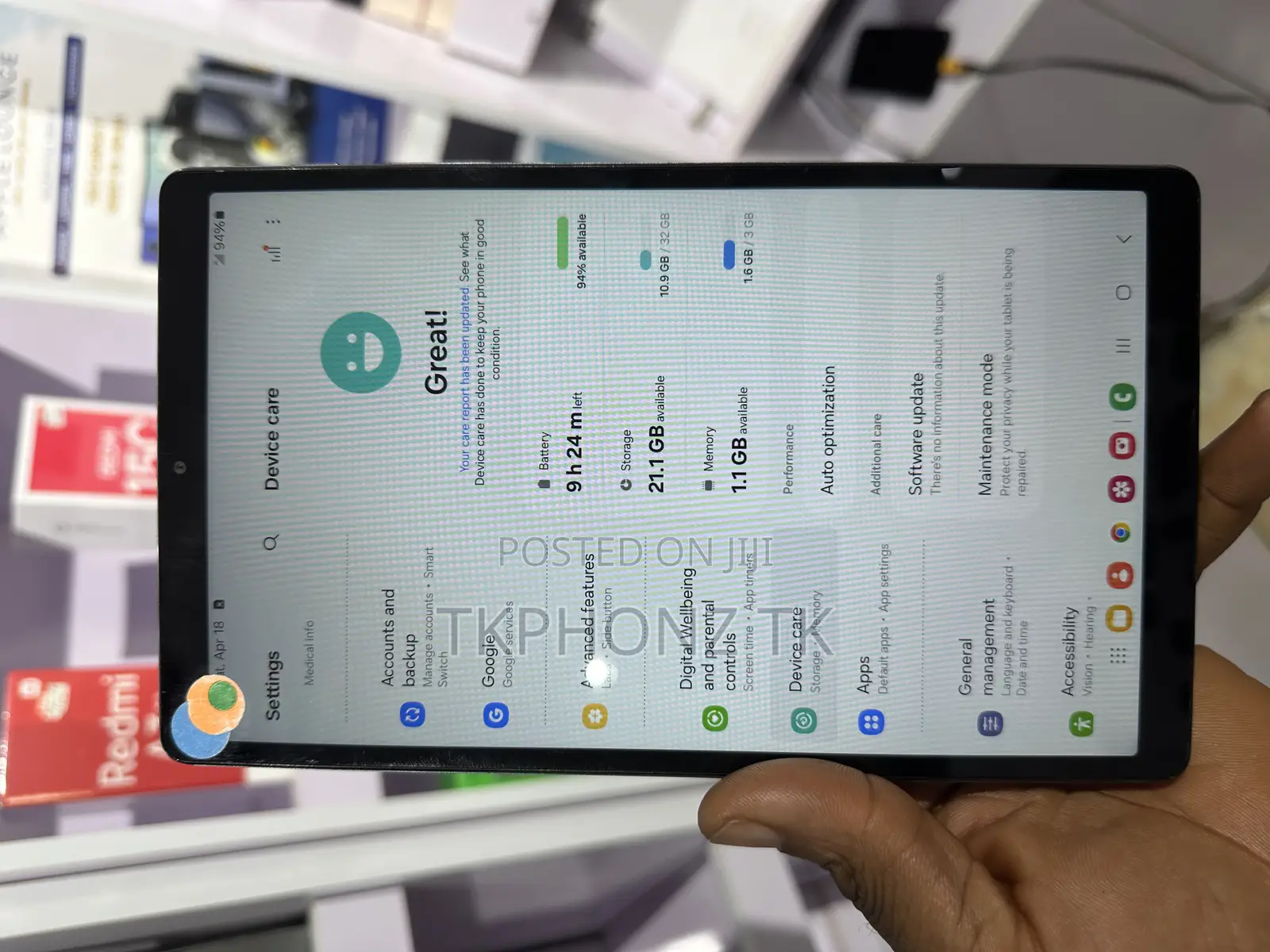Samsung Galaxy Tab A7 Lite 32 GB Silver