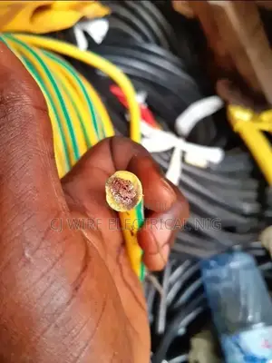25mm Flexible Cable Green and Yellow