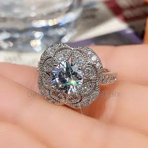 Beautiful Flowery Proposal Ring