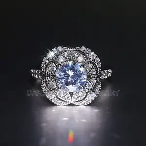 Beautiful Flowery Proposal Ring