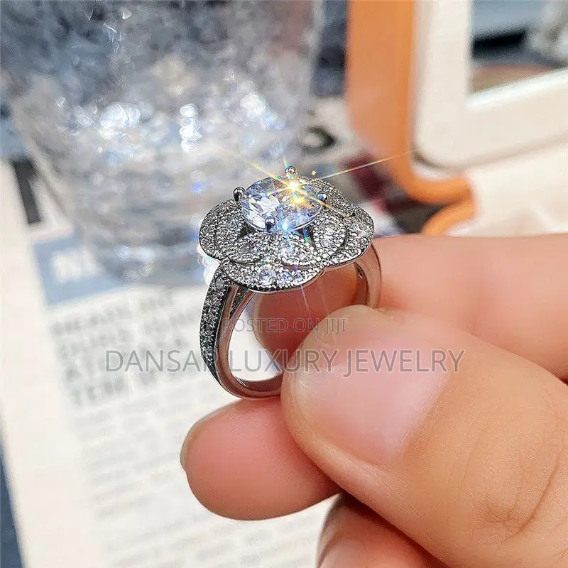Beautiful Flowery Proposal Ring