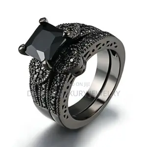 18 Karat Black Gold Wedding Ring