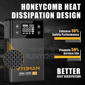 Vtoman X1 Jump Starter and Tire Inflador Battery Charger for Car
