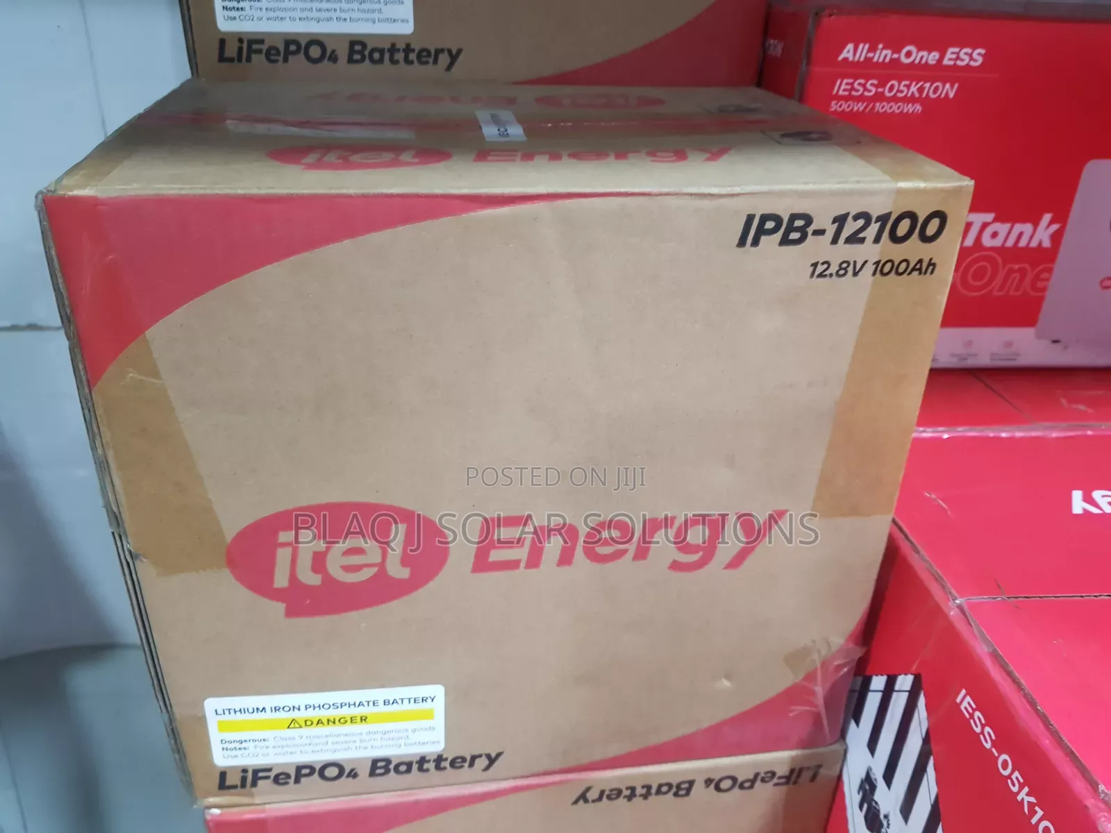 Itel 100ah Lithium Battery 12v
