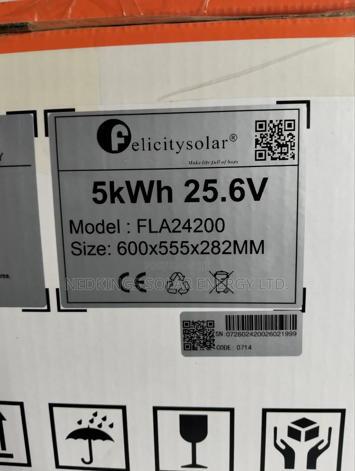 Felicity 5kwh 24v Lithium Battery