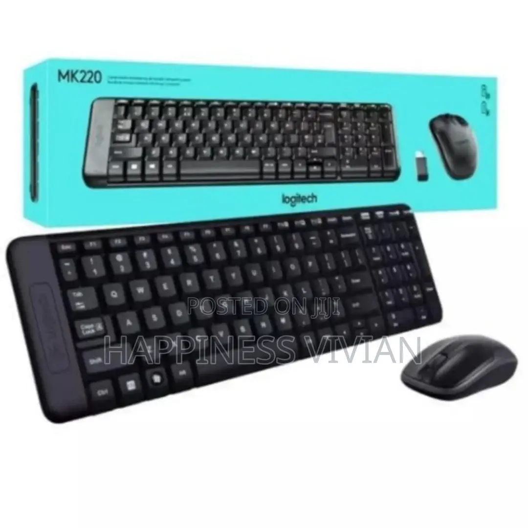 Logitech Mk220 Wireless Keyboard and Mouse Set