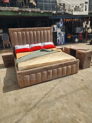 Set of 6by6 Luxury Bed Stand With Cupboards and Dresser.