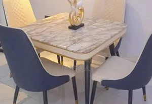 Comfortable 4 Seater Marble Dinning Set for Sale