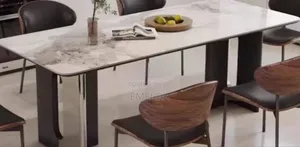 6 Seater Marble Dinning Set Available for Sale