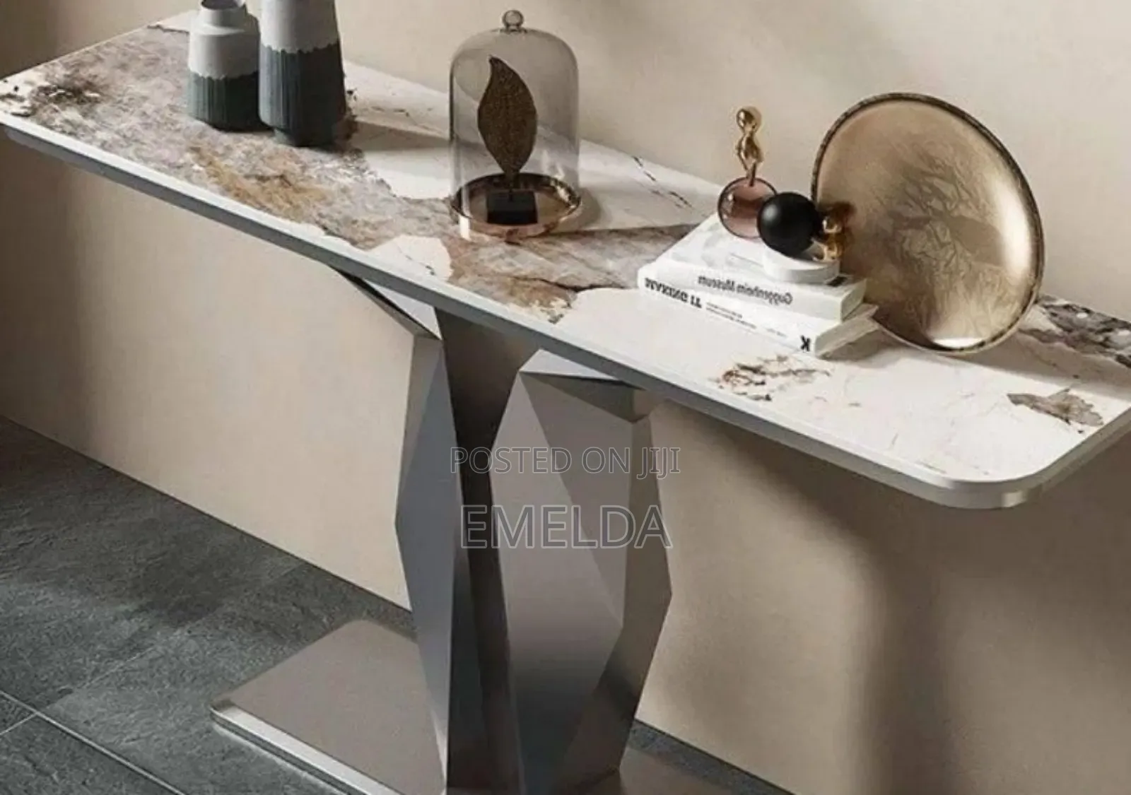 Magnificent Marble Top Console Table for Sale