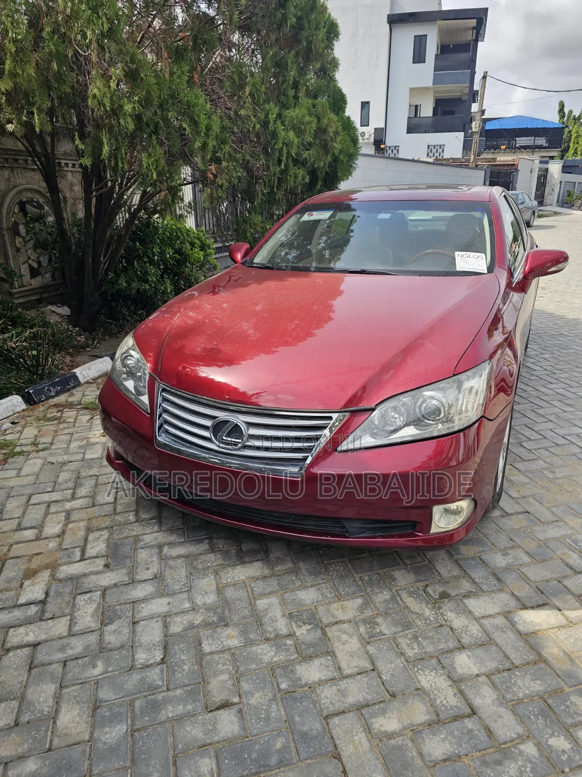 Lexus ES 350 2011 Red