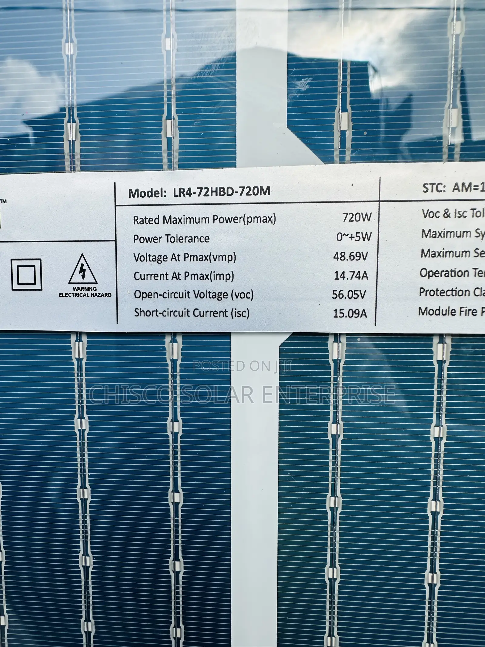 720watts Longi Bificial Solar Panel