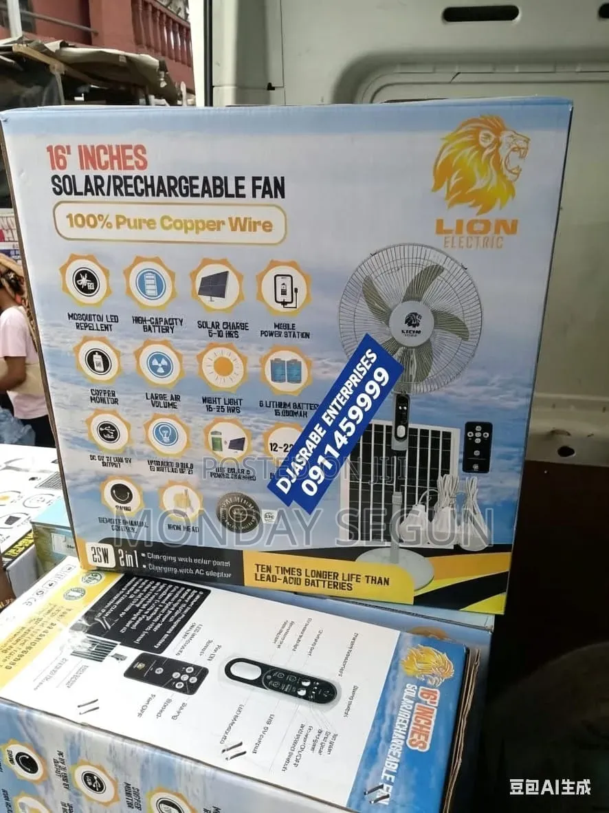Solar Electric Fan