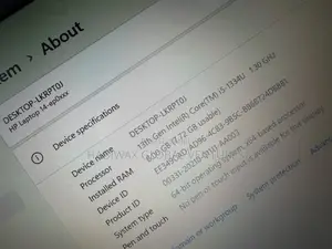 Laptop HP 240 G9 8GB Intel Core i5 SSD 512GB