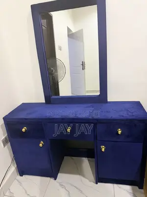 Blue Mirror Dressing Table