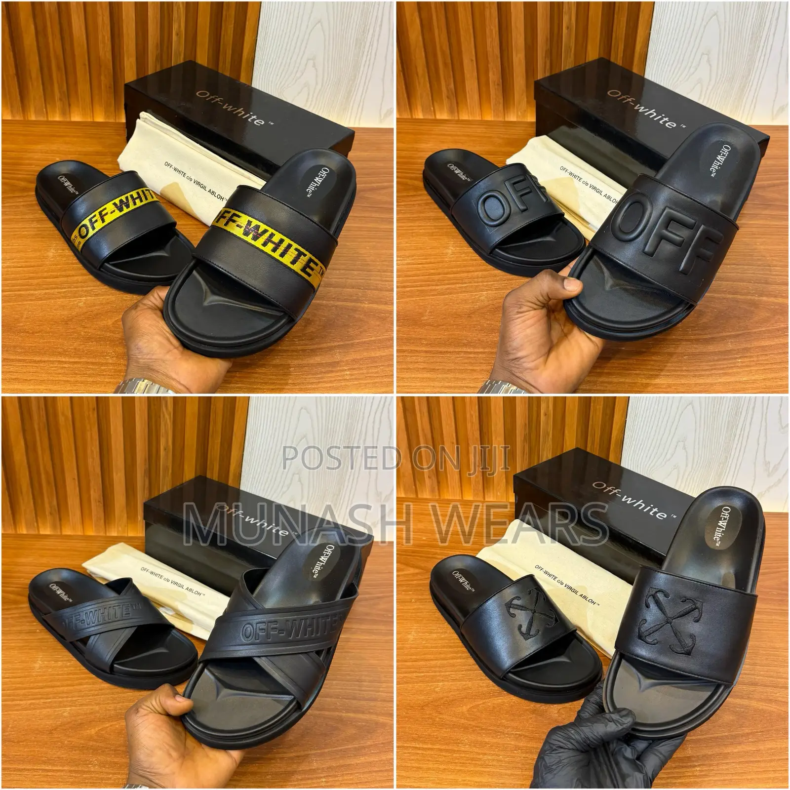 Offwhite Luxury Slide 40-46 Available