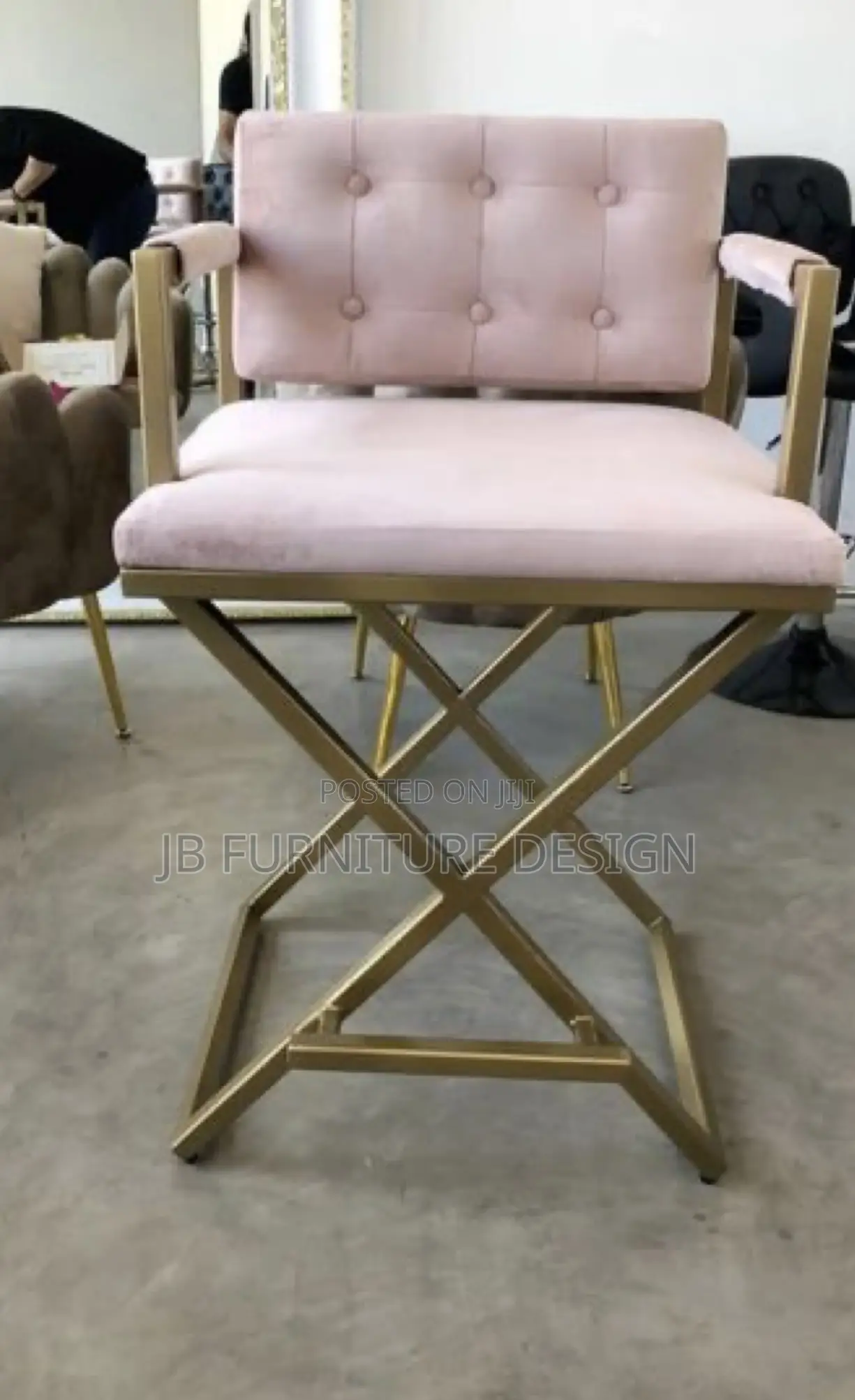 Velvet Counter Stool