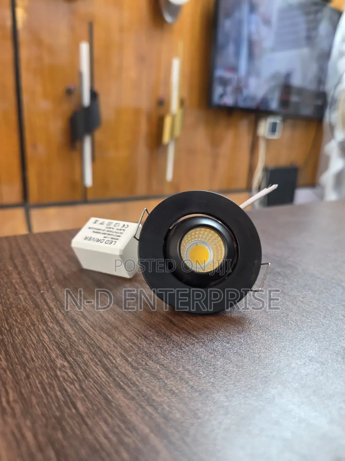 3watt Led Pop Light Black Body