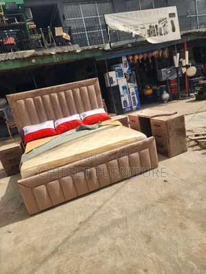 Dark Cream Coloured 6by6 Luxury Bed Set.