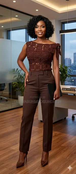 Chocolate Lace Crochet Top