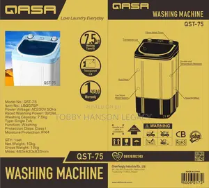 Qasa 7.5kg Single Tub Washer Qst-75