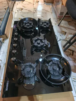 Original Bosch Built-in Premium Quality Luxury Flips Up 5 Burners Gas