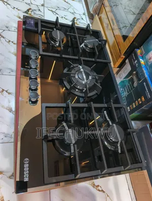 Bosch Inbuilt Cabinet 60x90cm 5 Burners Gas Cooker Hob Automatic