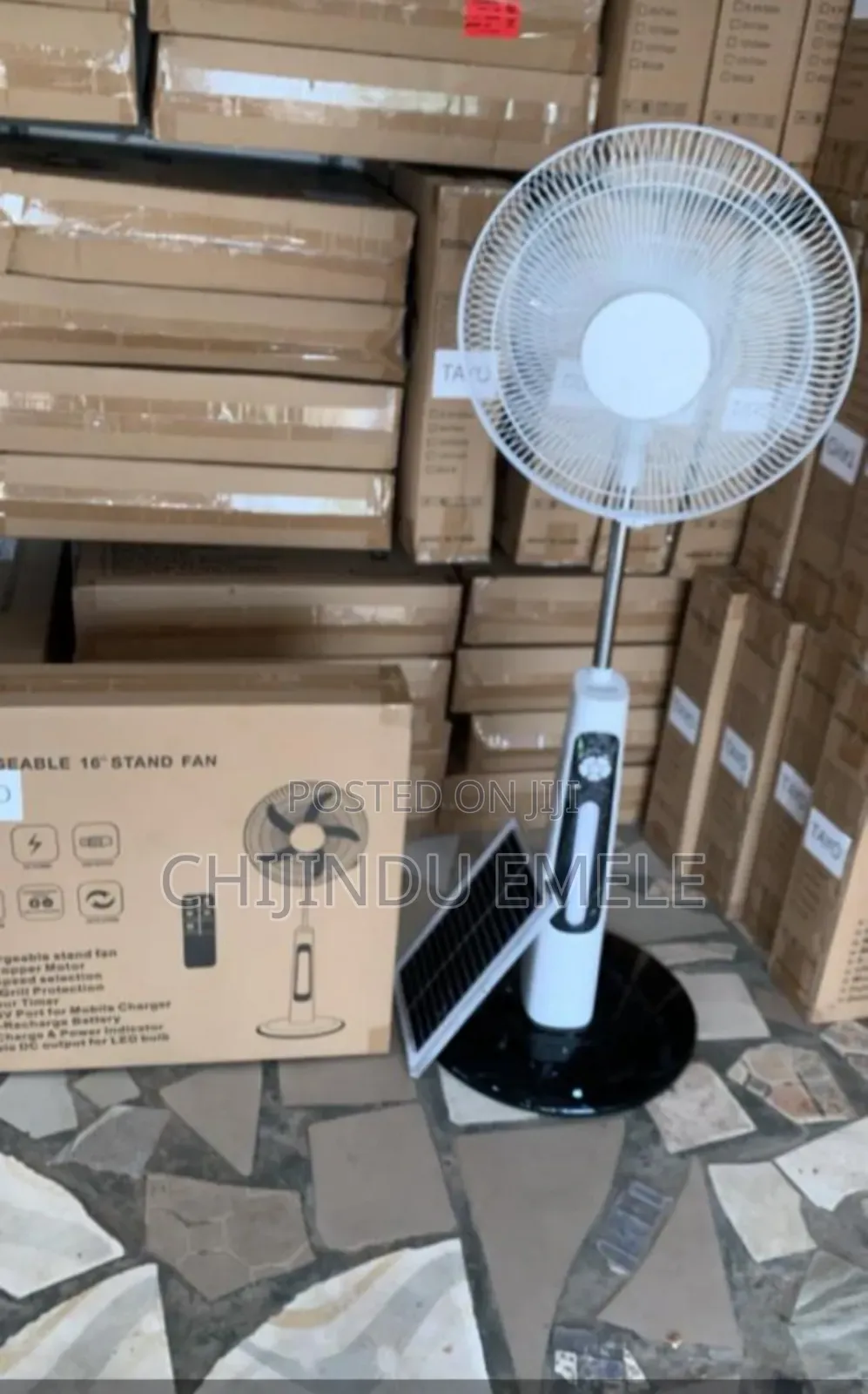 Sunfavour Standing Solar Fan