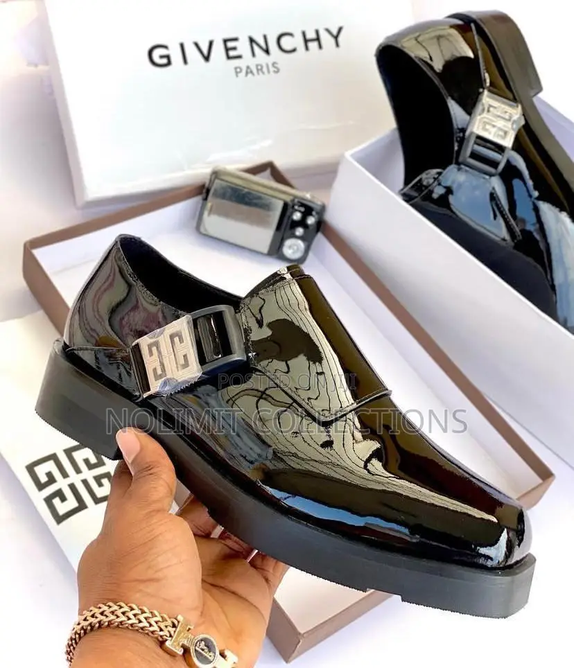 Givenchy Patent Leather Buckle Shoe