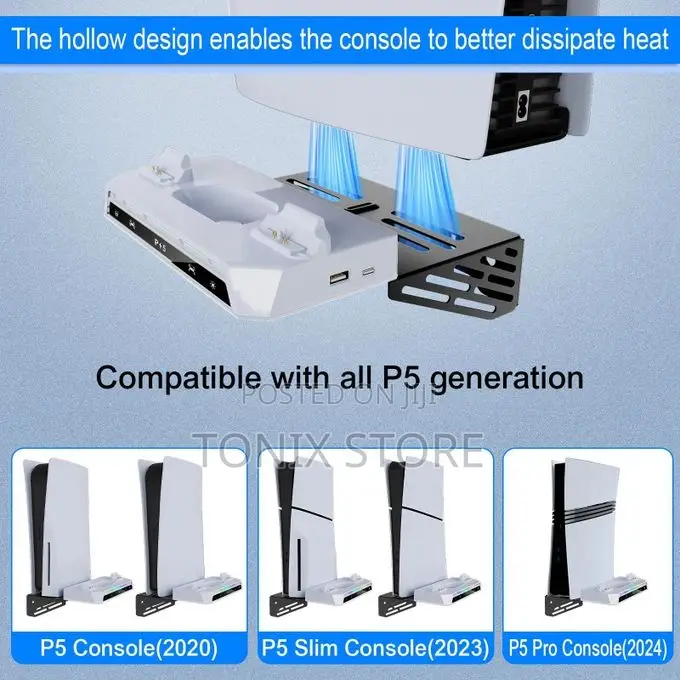 Wall-Mounted Storage Charging Base for Ps5 Pad Ps5 Fat/Slim/Pro